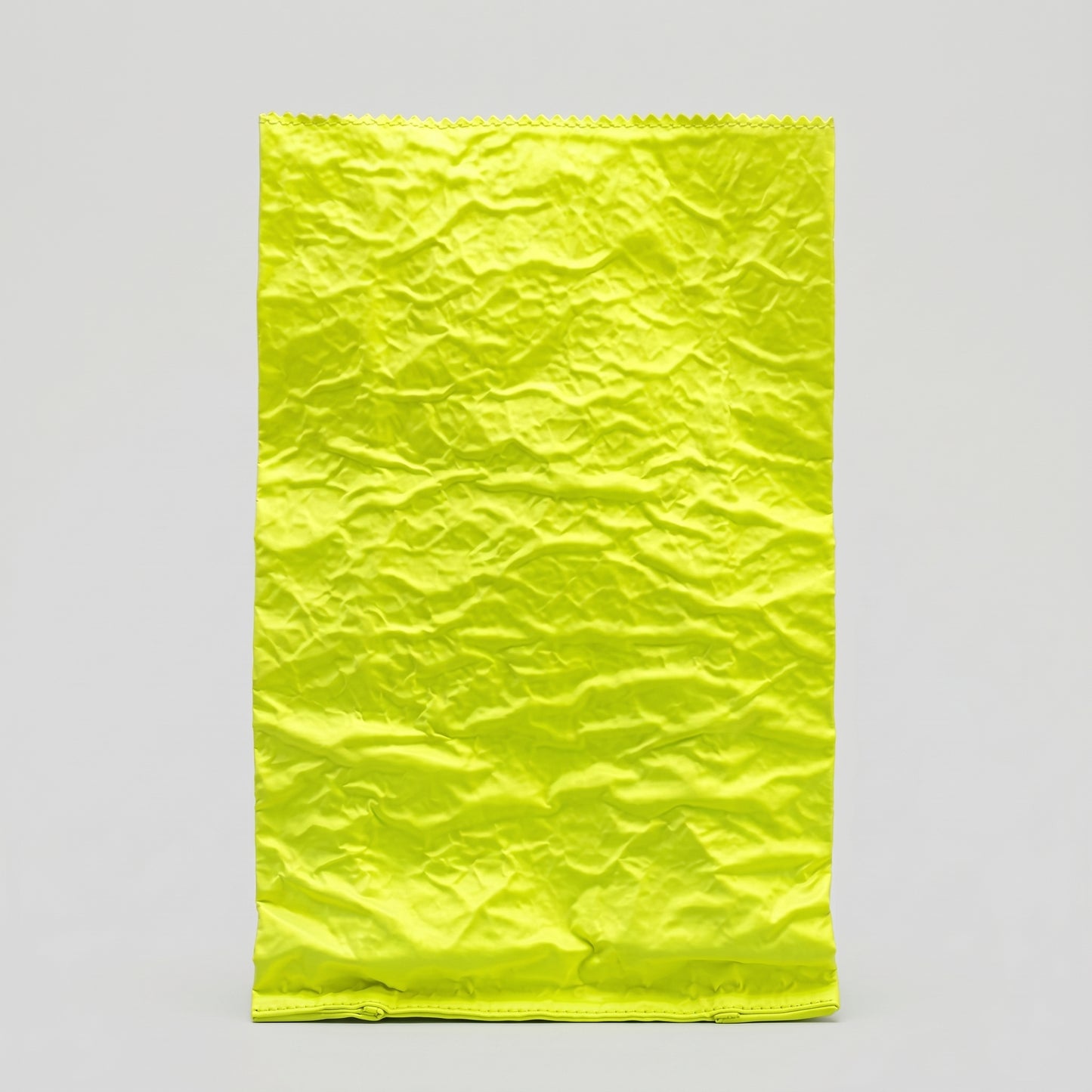 Neon Satin Crinkle Clutch