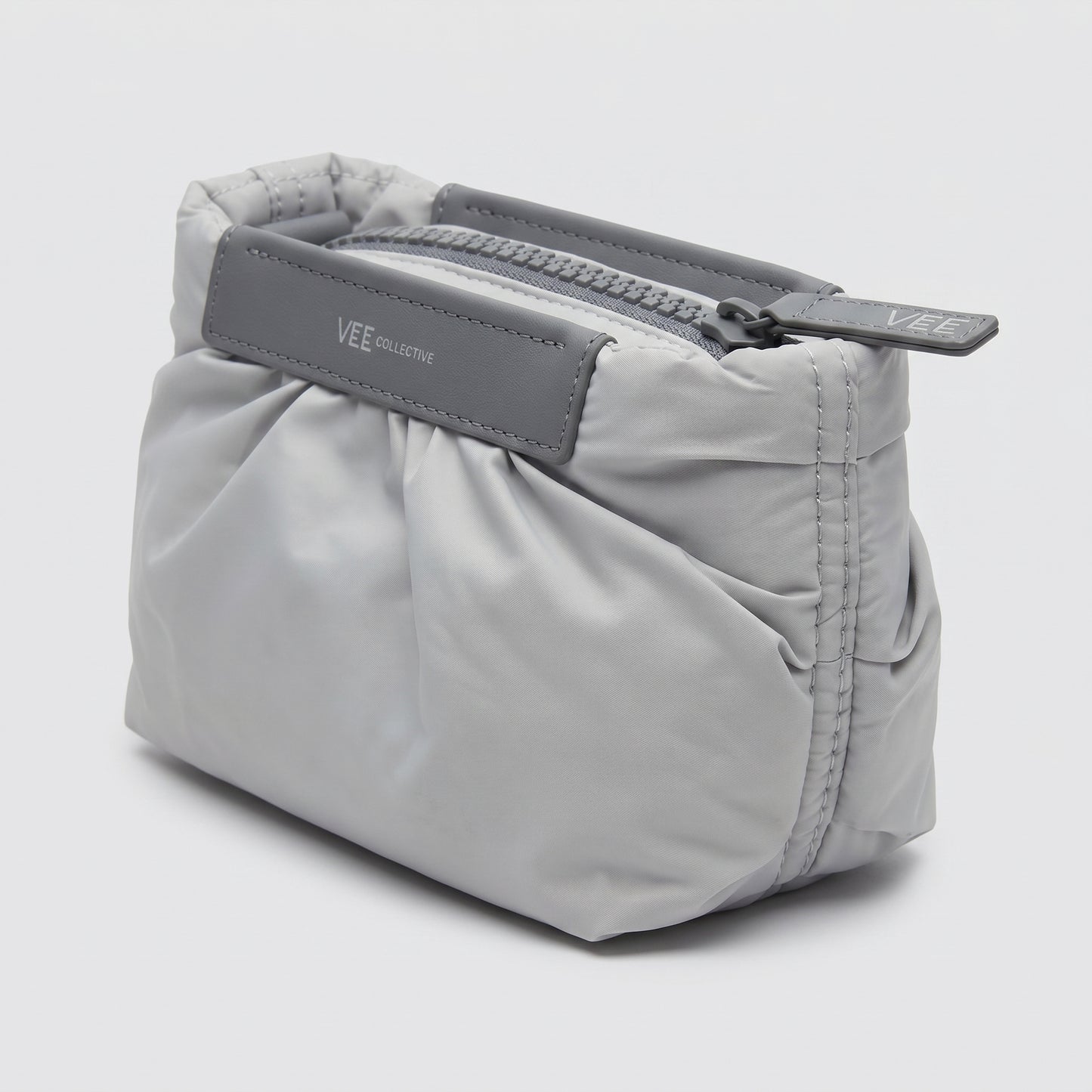 Minimalist Grey Padded Clutch