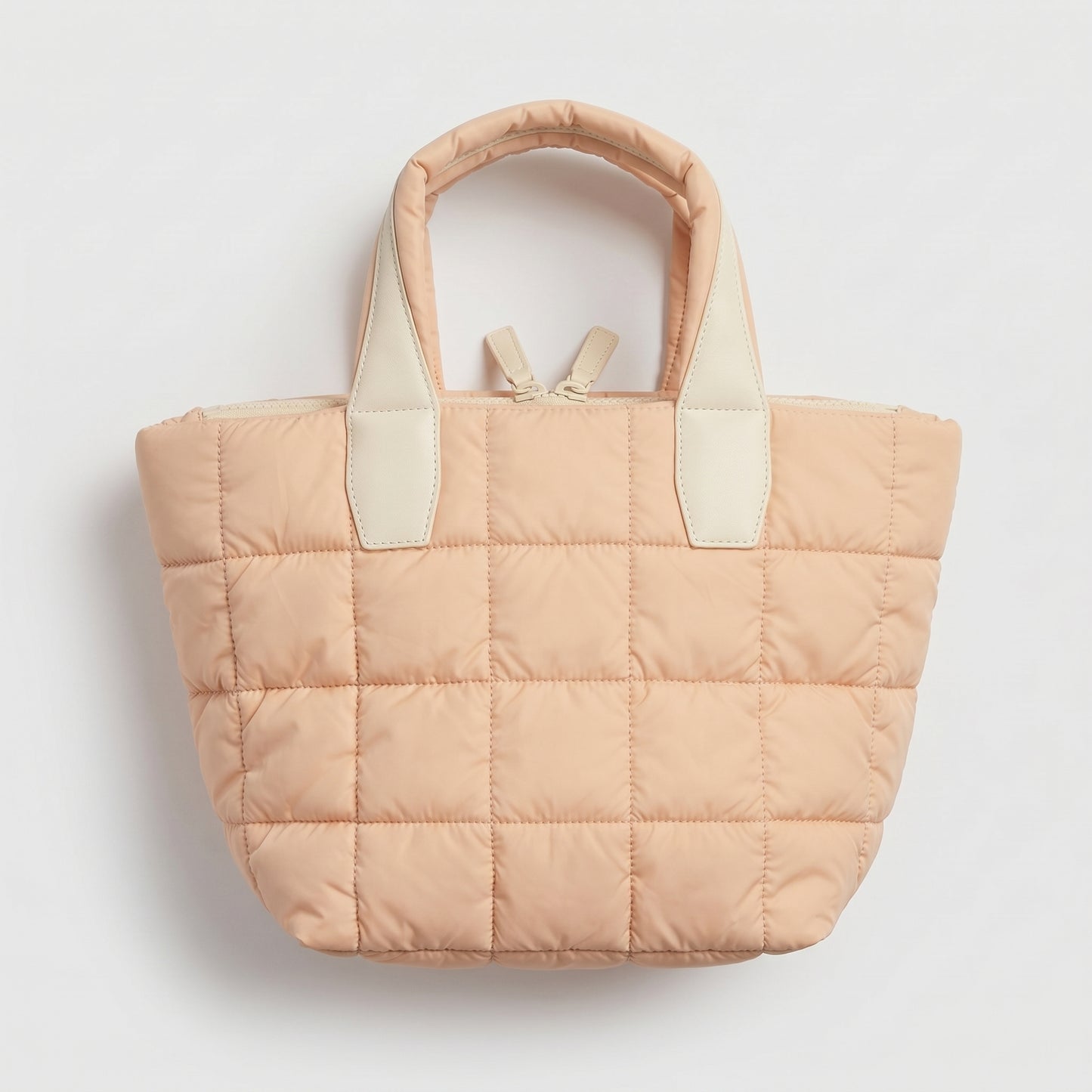 Quilted Nylon Tote Bag