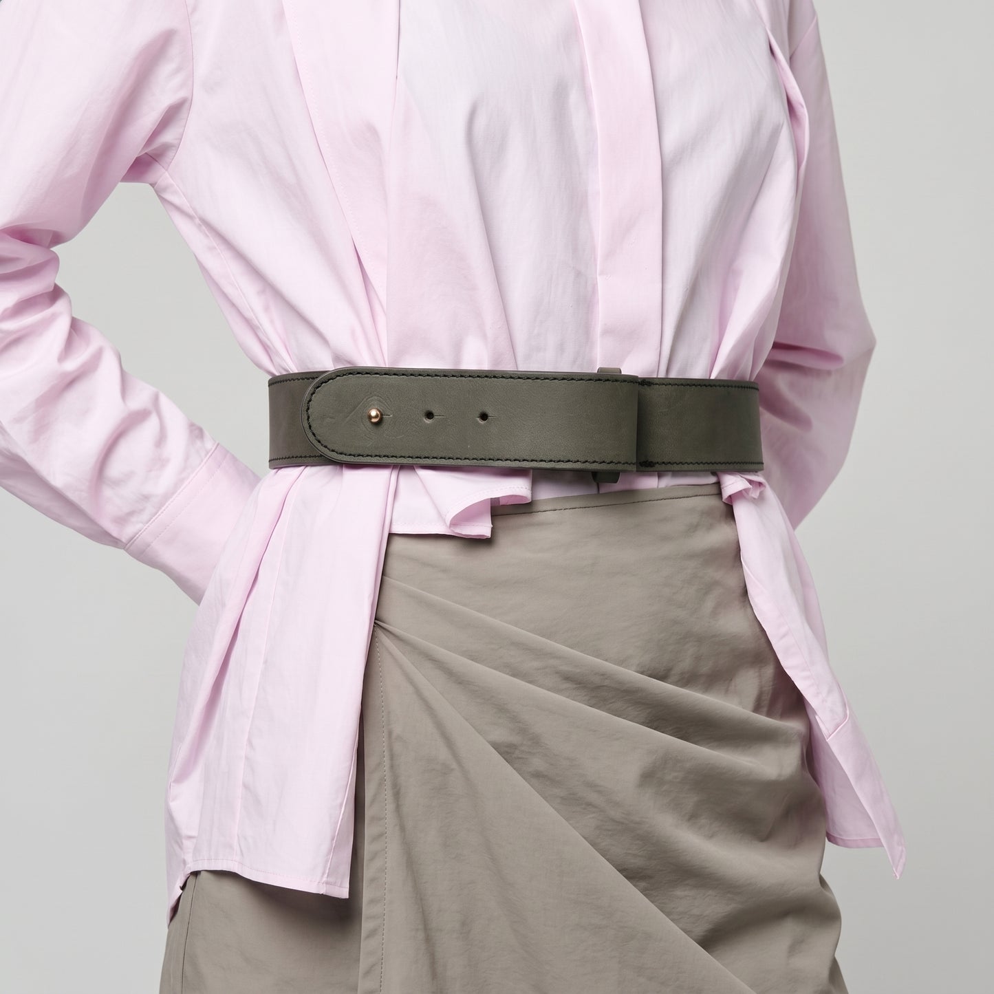 Minimalist Wide Leather Belt