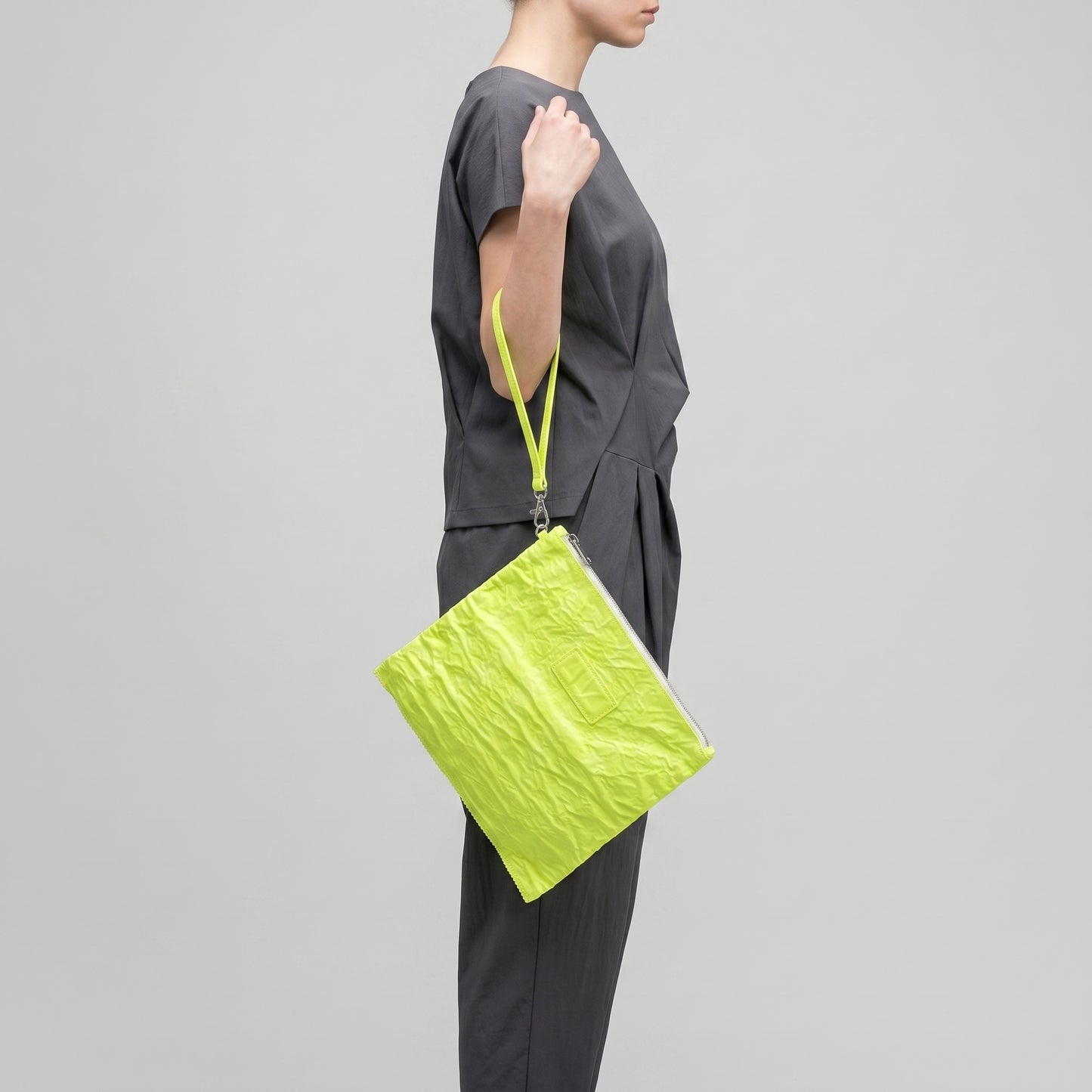 Neon Textured Crossbody Pouch