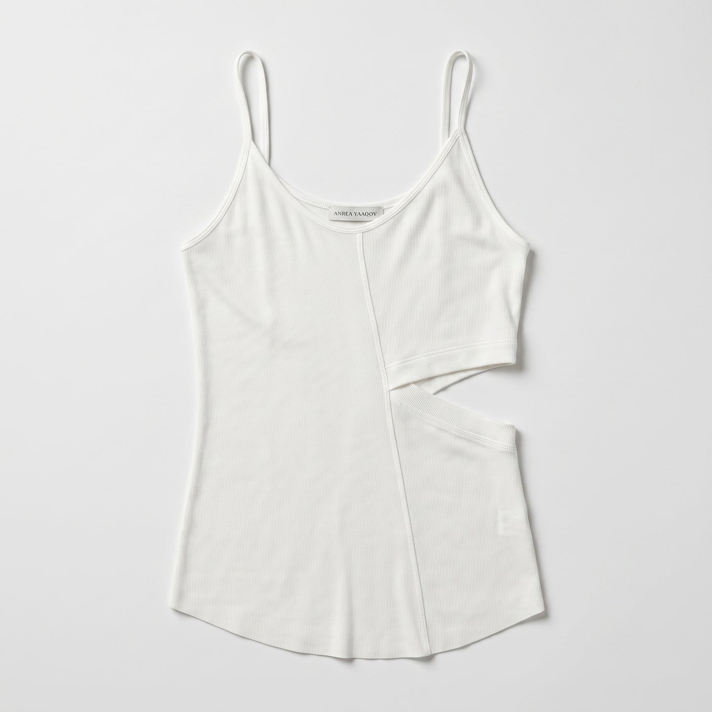 Ribbed Cutout Camisole Tank Top