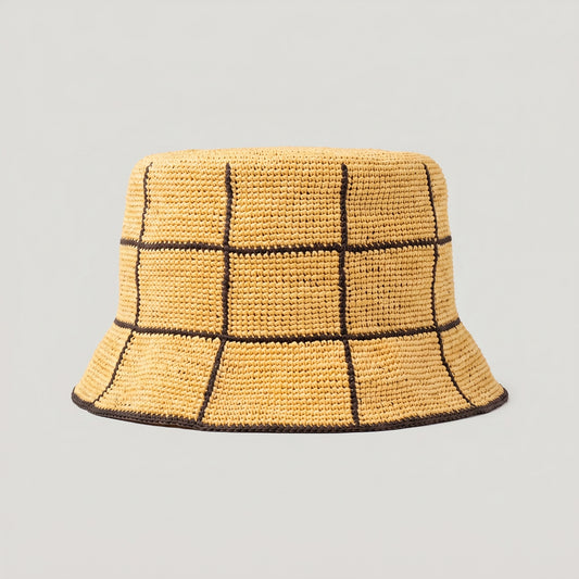 Cruz Packable Straw Bucket Hat