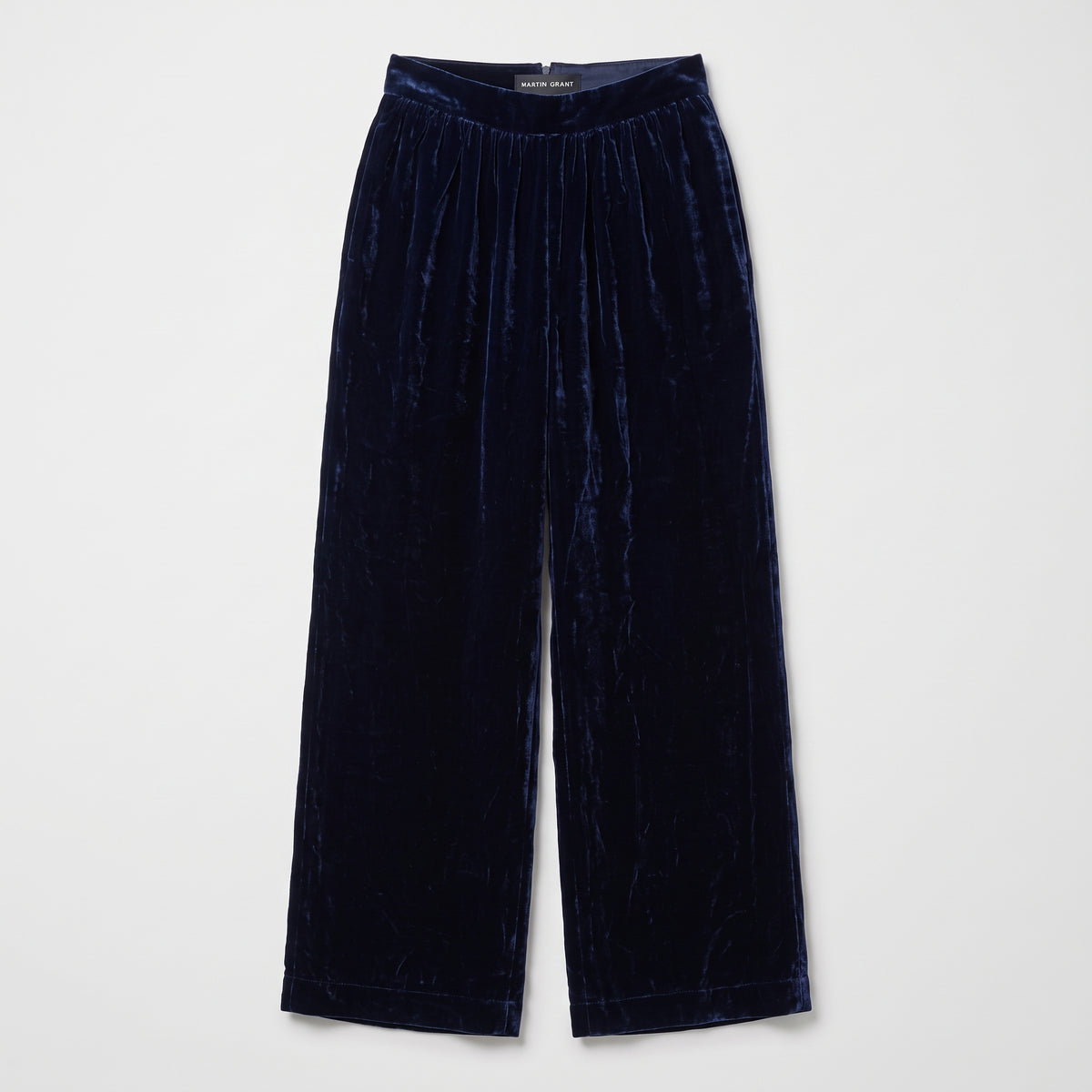 Midnight Velvet Wide Leg Trousers