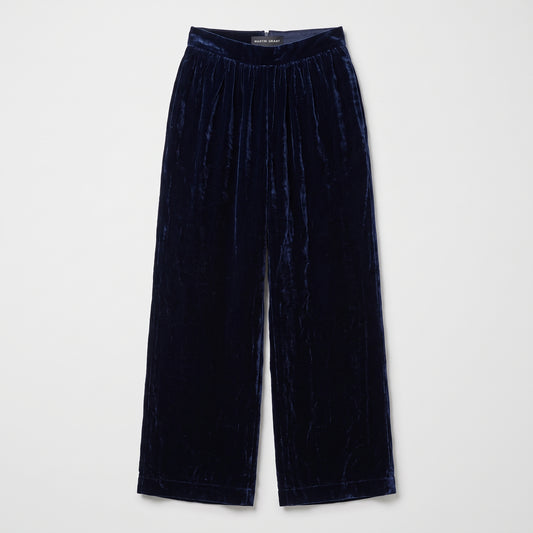 Midnight Velvet Wide Leg Trousers