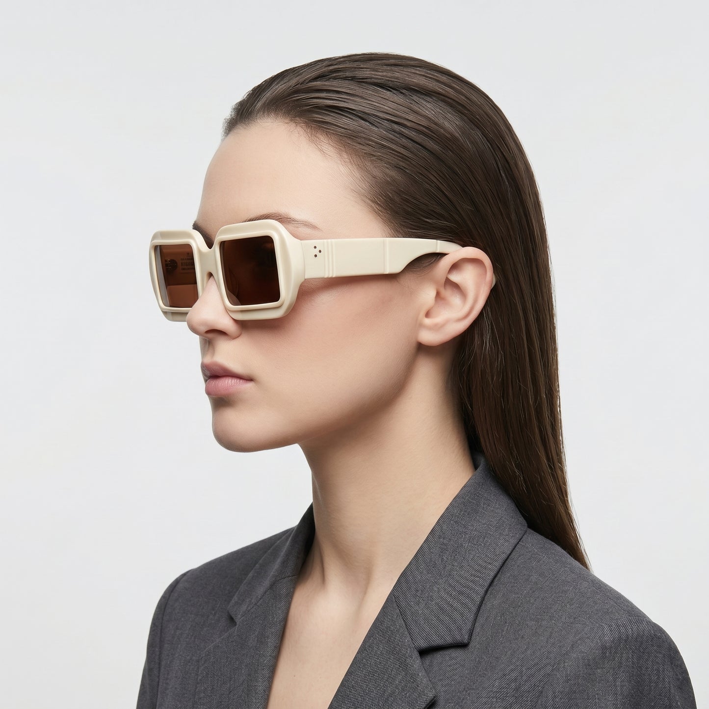 Chunky Retro Rectangular Sunglasses