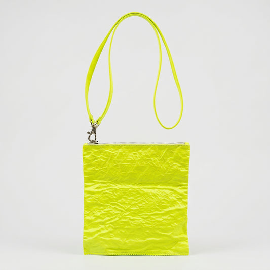 Neon Textured Crossbody Pouch