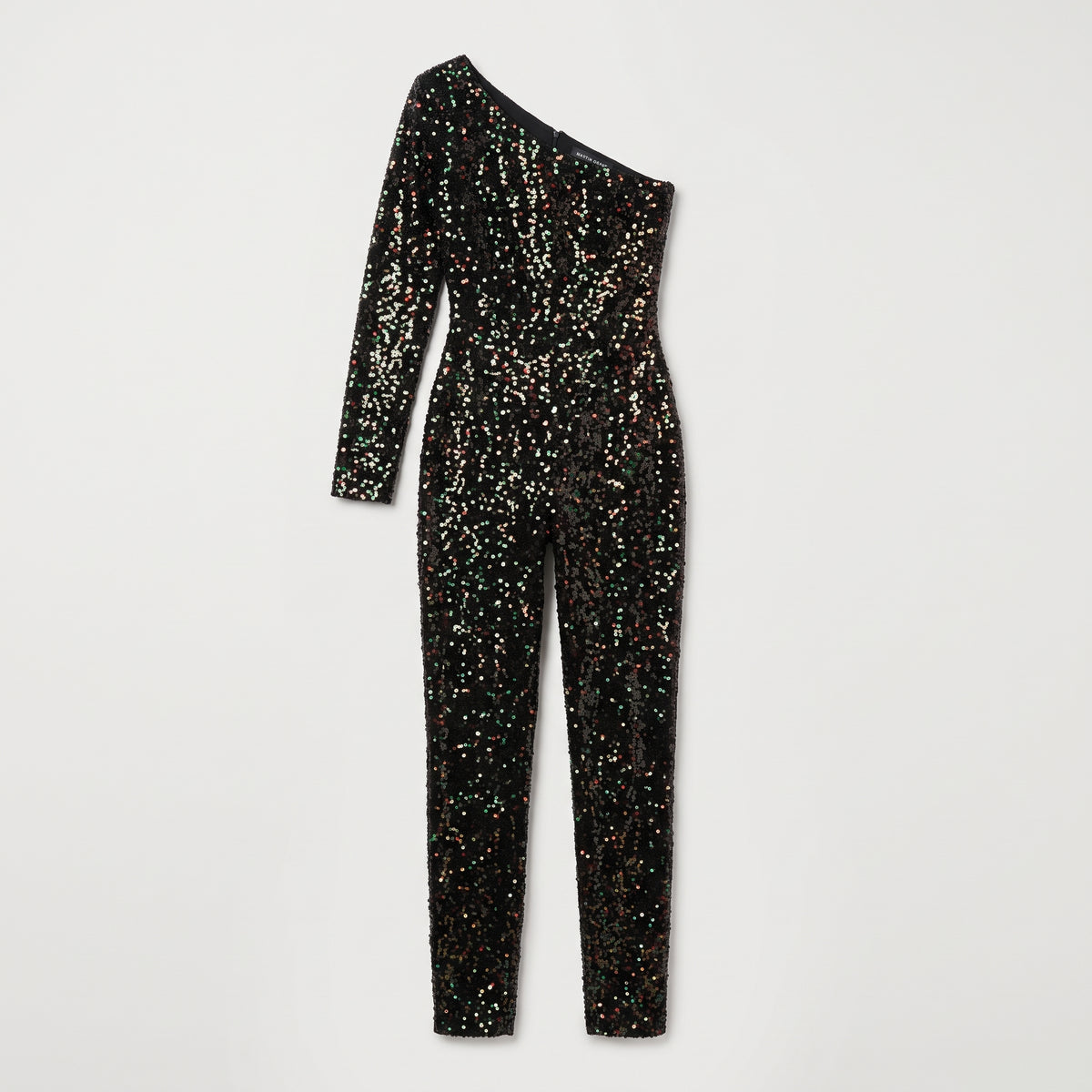 One-Shoulder Sequin Jumpsuit