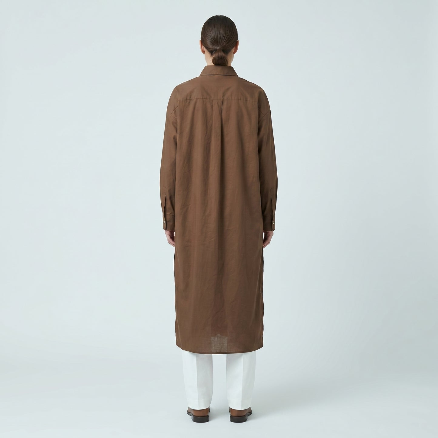 Oversized Cotton Shirt Dress