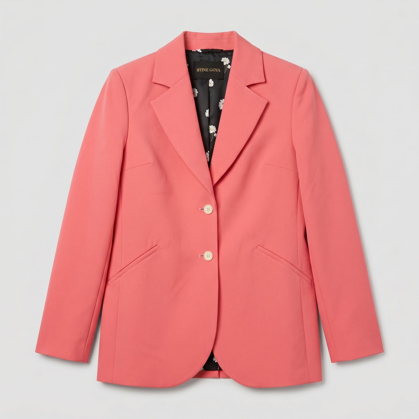 Tailored Coral Pink Blazer