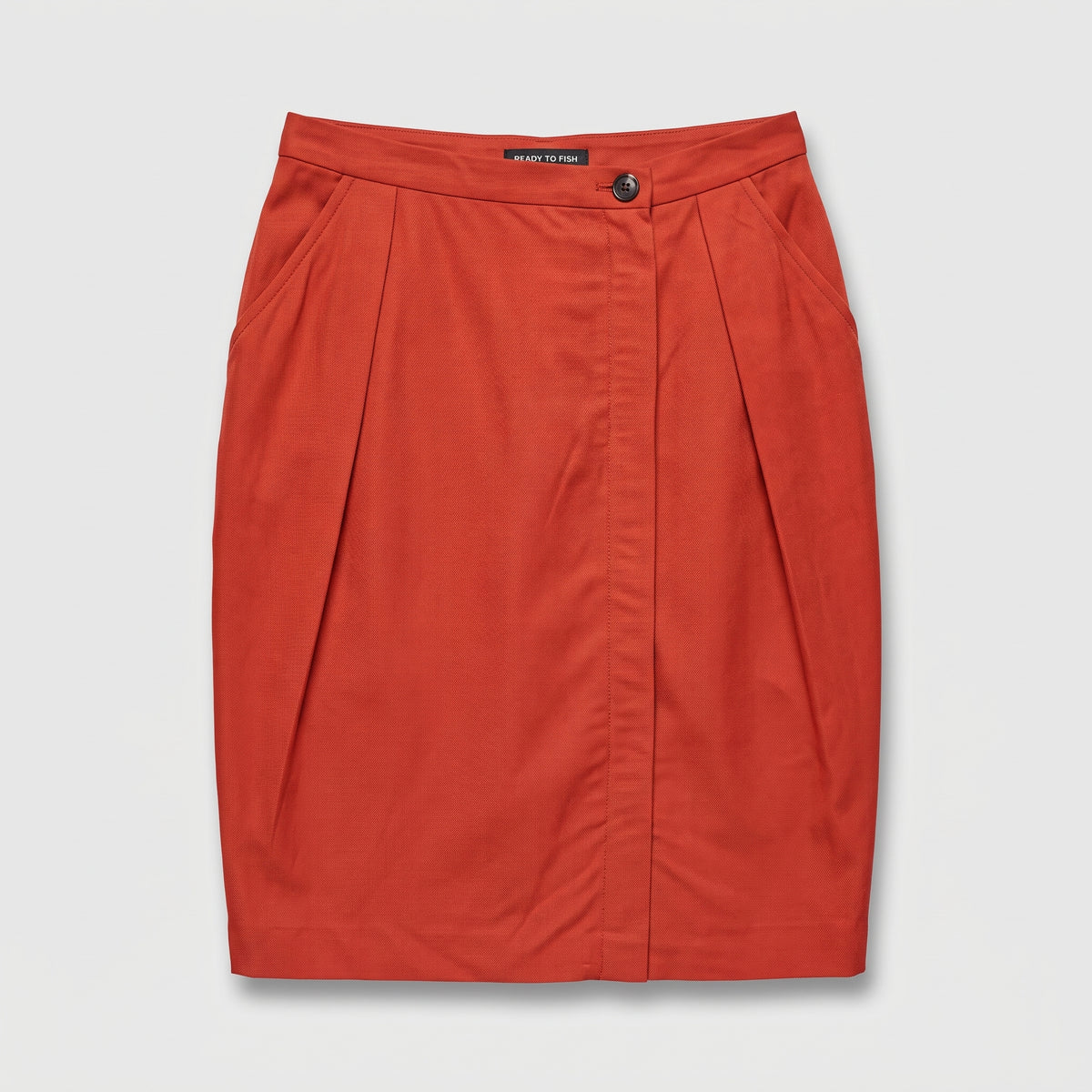 Tailored Wrap Front Mini Skirt