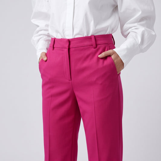 Classic Tailored Fuchsia Trousers