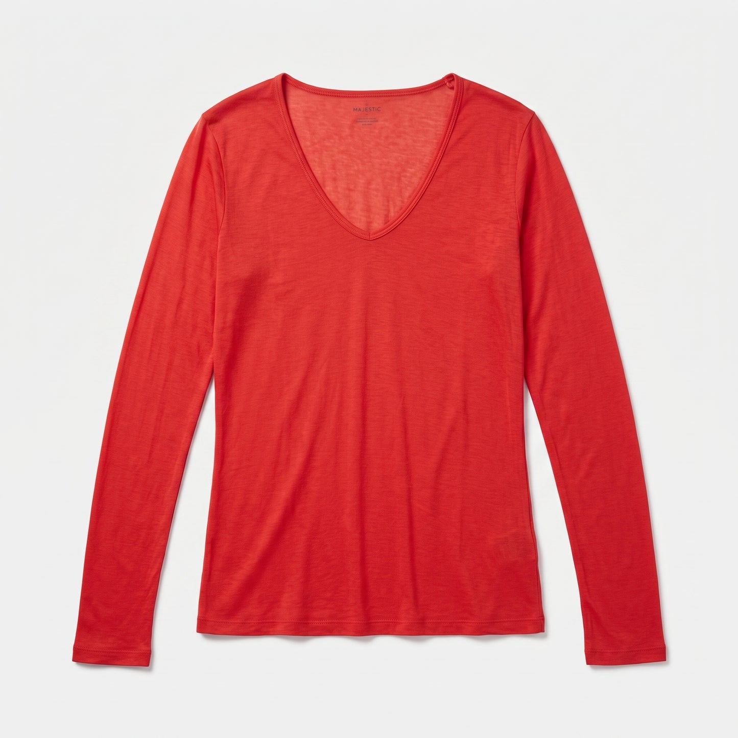 Essential V-Neck Long-Sleeve Top