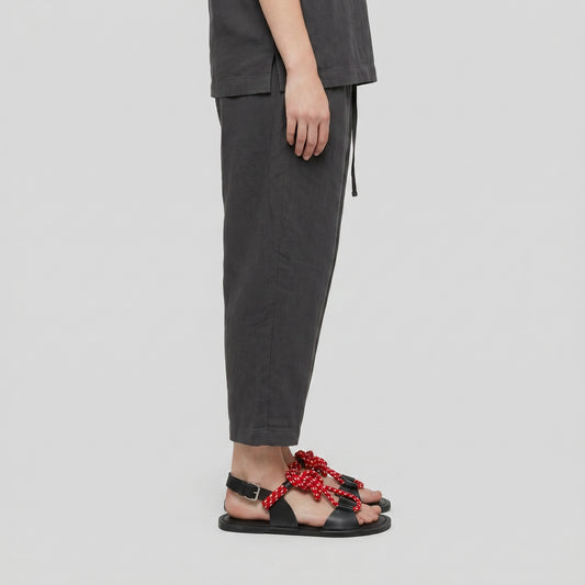 Knotted Rope Leather Sandals