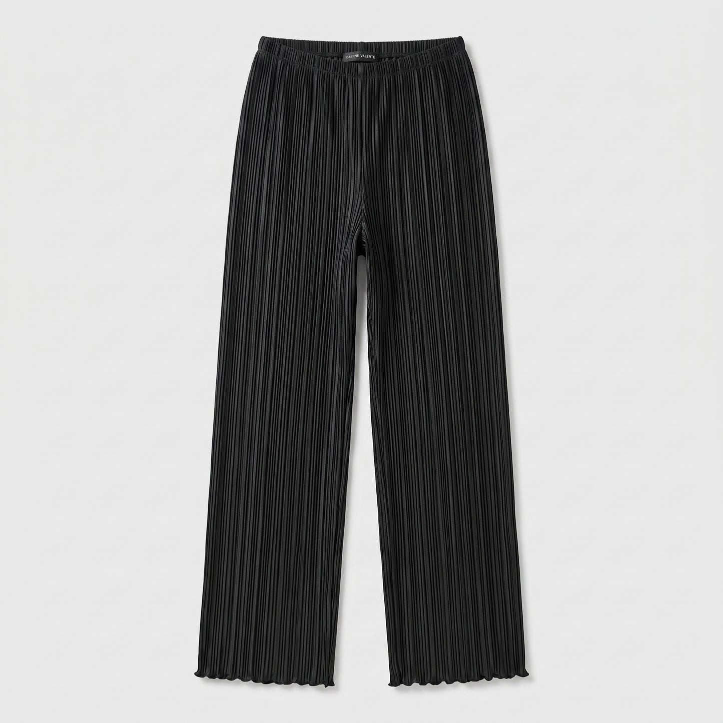 Elegant Black Pleated Trousers