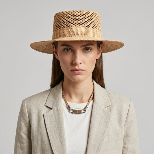 Packable Woven Straw Hat