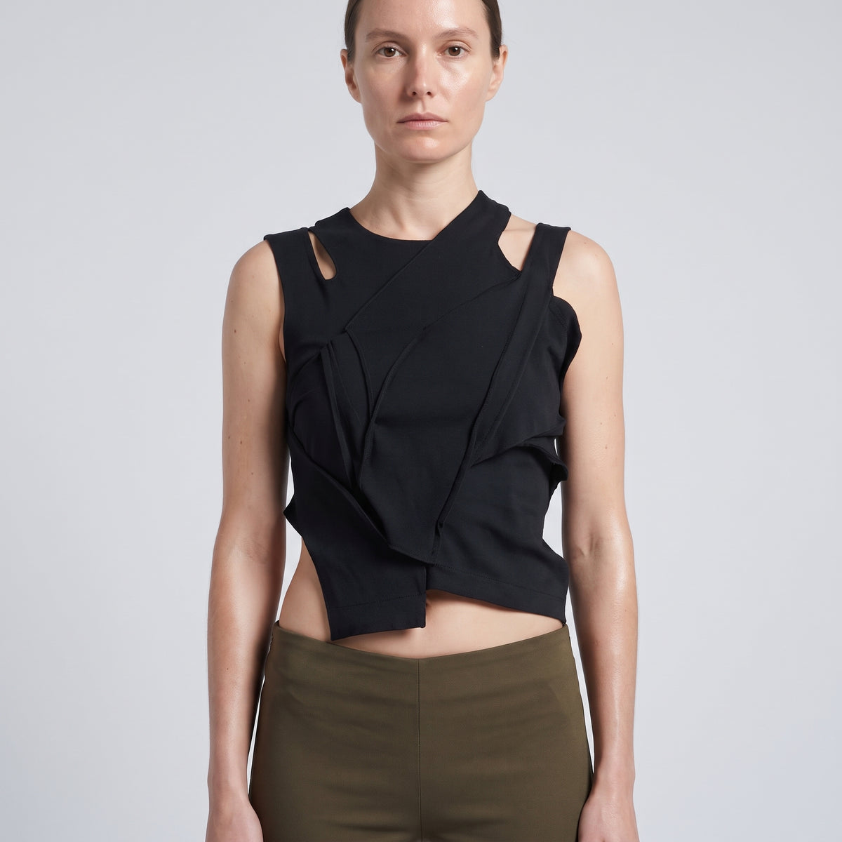 Tailored Olive Slim Trousers