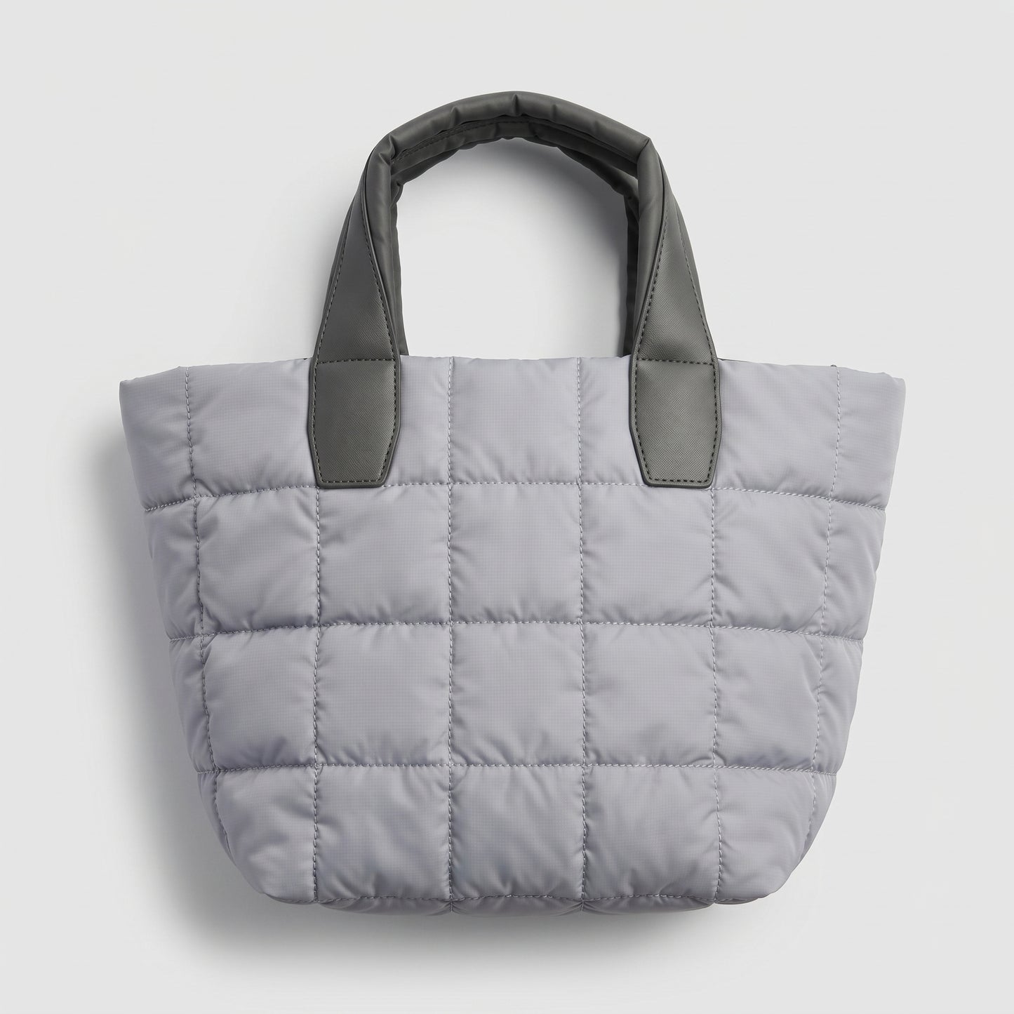 Quilted Lightweight Nylon Tote Bag