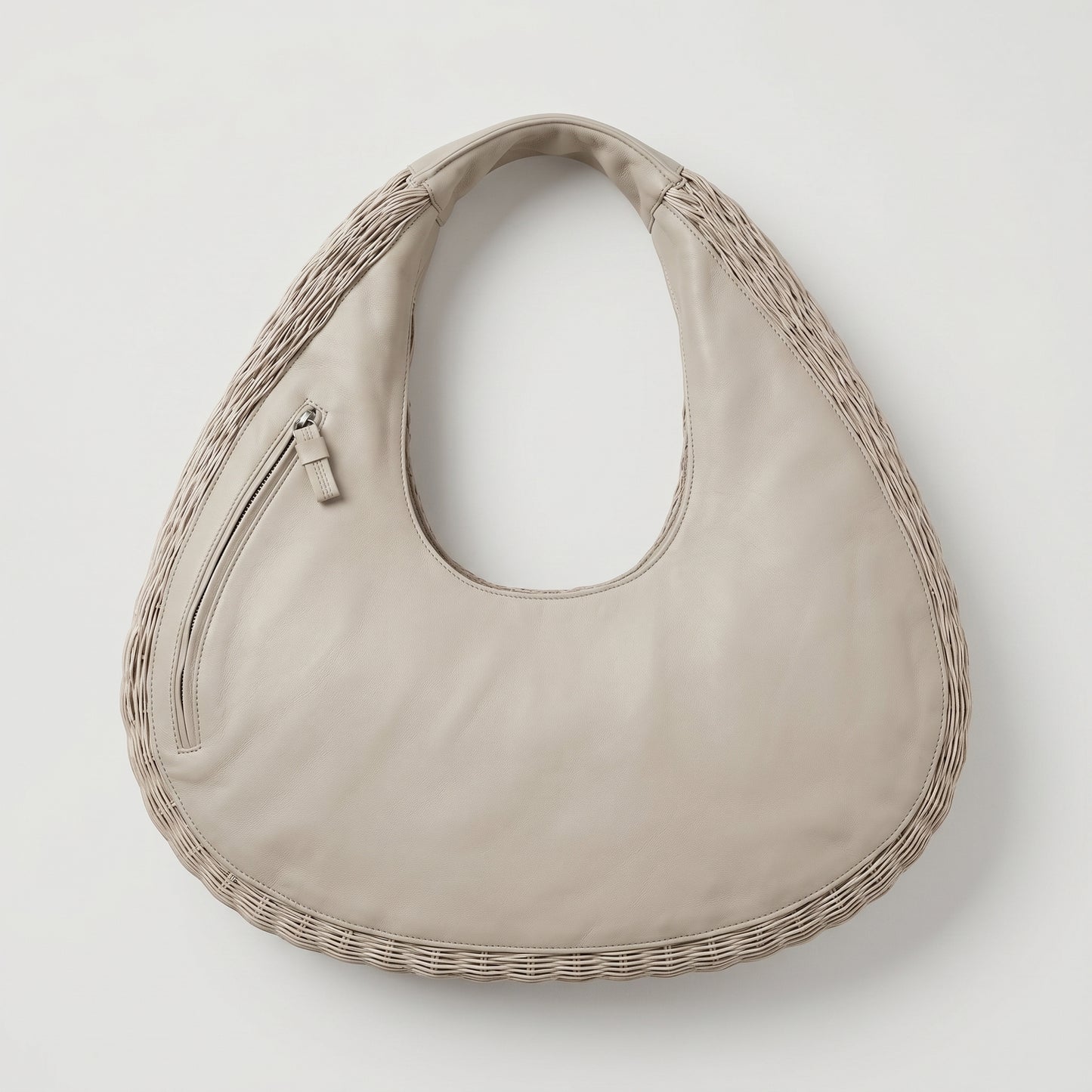 Bivalda Wide Woven Shoulder Bag