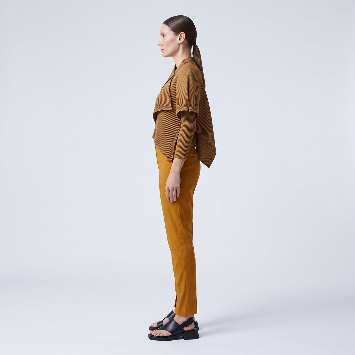 Tailored Mustard Slim Fit Trousers