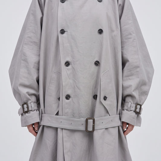 Double-Breasted Structured Utility Trench