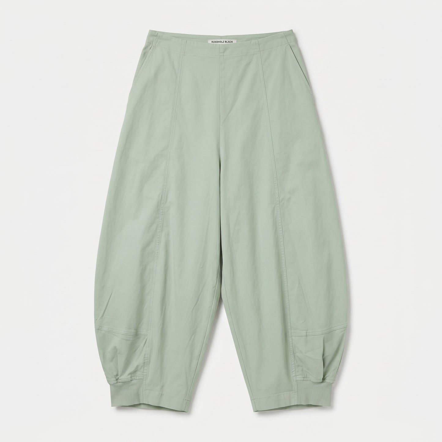 Sage Green Balloon Leg Trousers