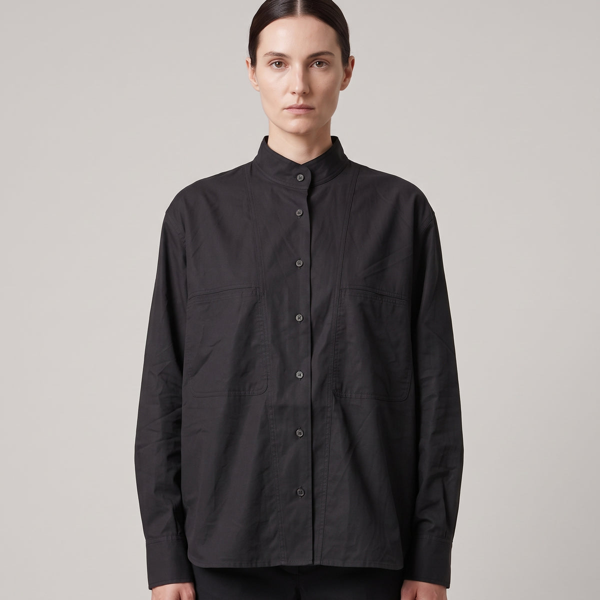 Minimalist Utility Button Down Shirt