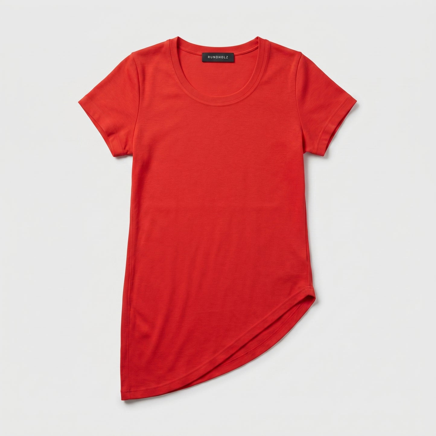 Asymmetric Cotton Jersey Tee