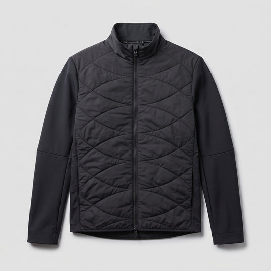 Quilted Technical Zip Jacket