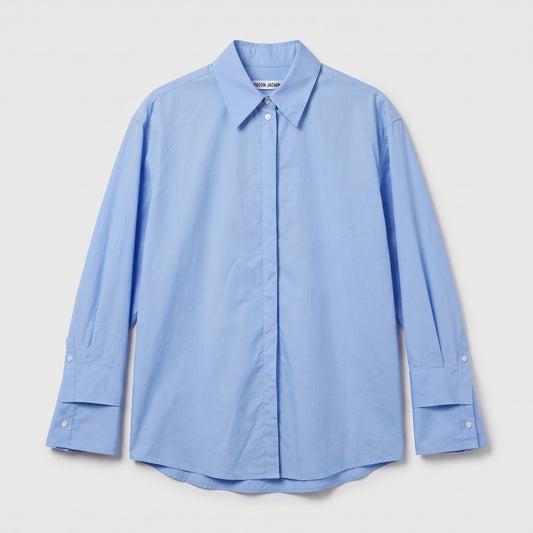 Classic Light Blue Poplin Shirt