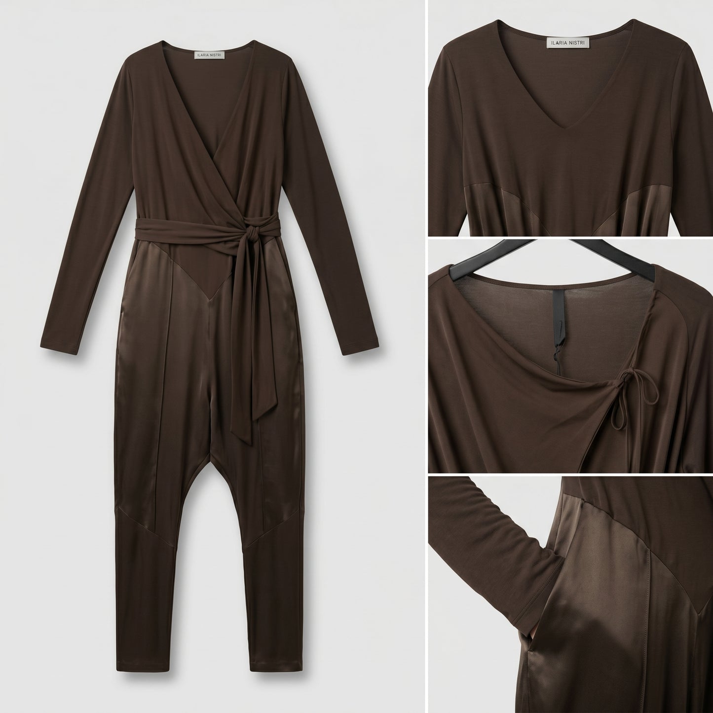 Elegant V-Neck Wrap Jumpsuit