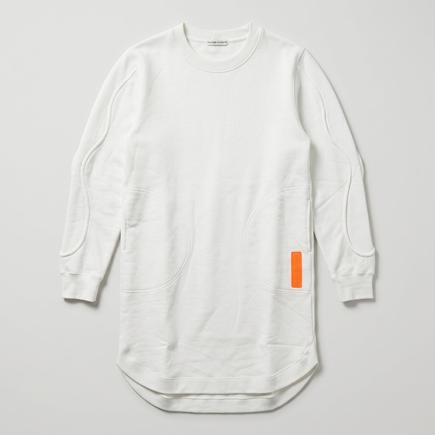 Longline Cotton Sweatshirt Dress