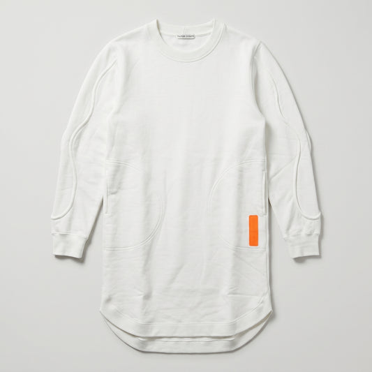 Longline Cotton Sweatshirt Dress