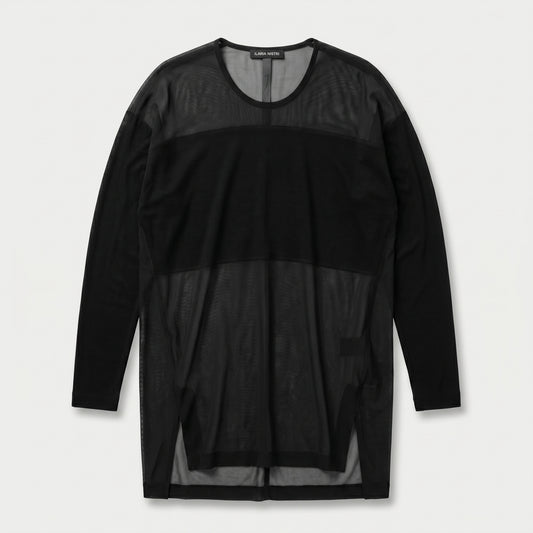 Mesh Panel Longline Top