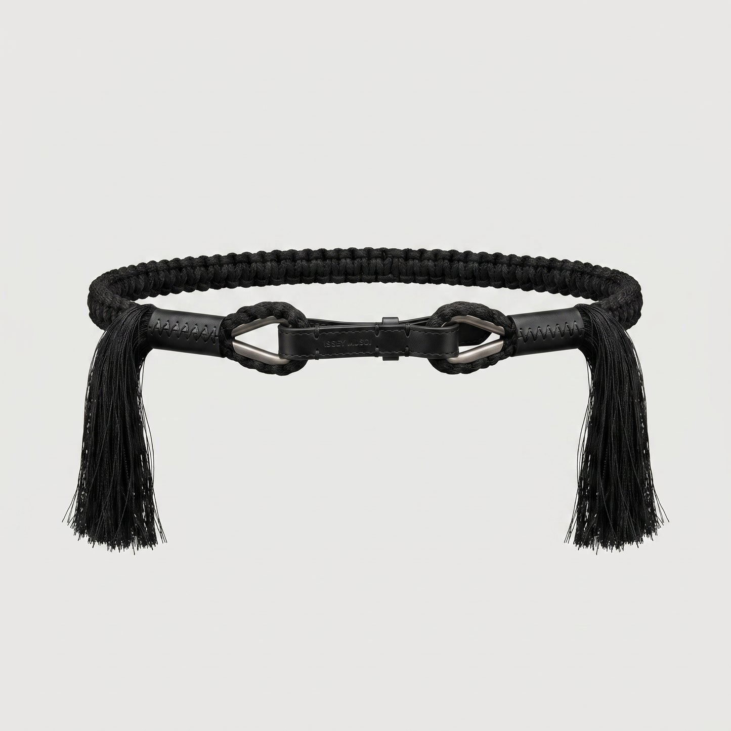 Braided Cord Tassel Belt