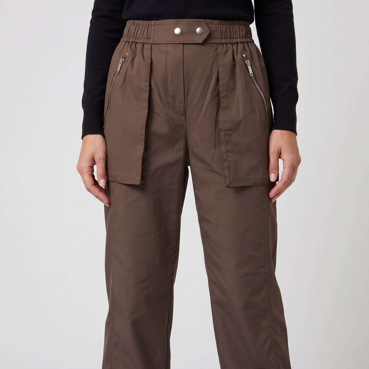 Utility Zip-Pocket Jogger Trousers