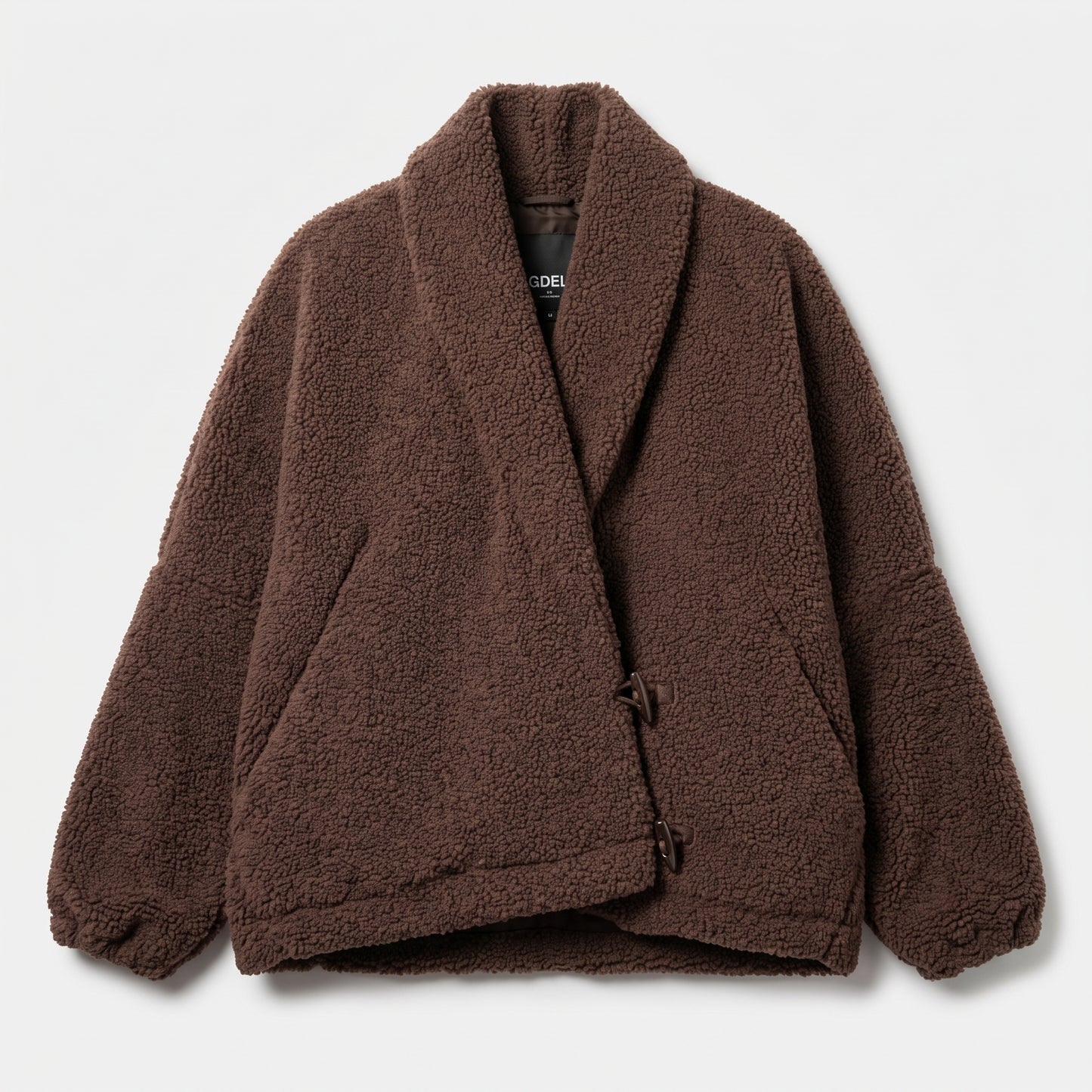 Plush Shawl Collar Teddy Jacket