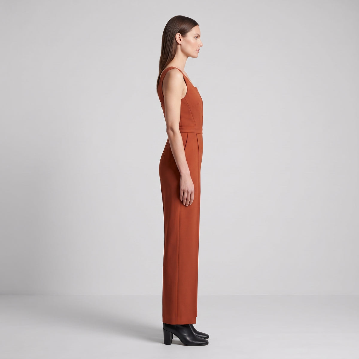 Structured Cutout Tailored Jumpsuit