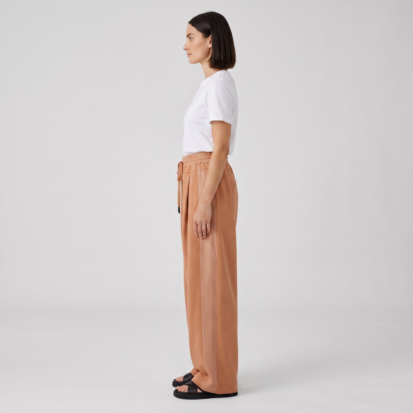 Relaxed Tailored Drawstring Trousers