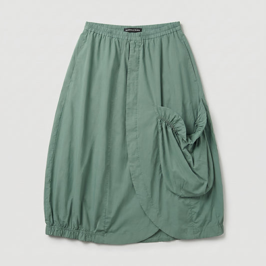 Avant-Garde Draped Balloon Skirt