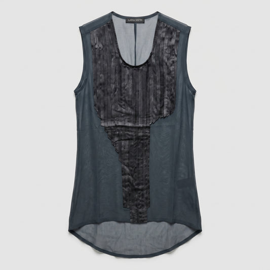 Asymmetric Layered Sheer Top