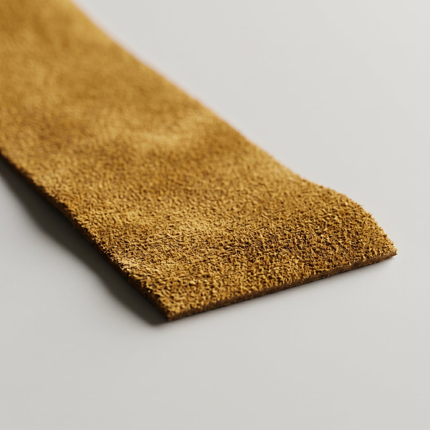 Wide Suede Tie Belt