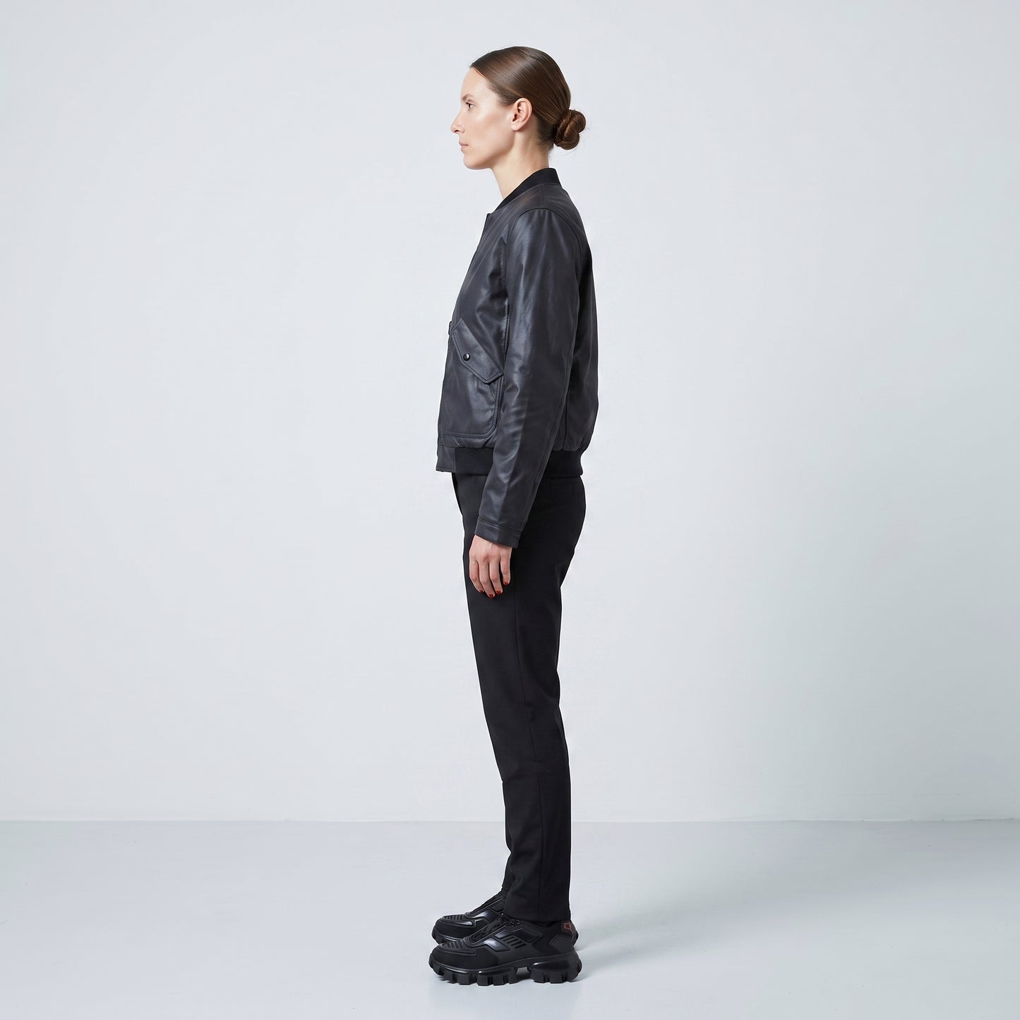 Modern Technical Bomber Jacket