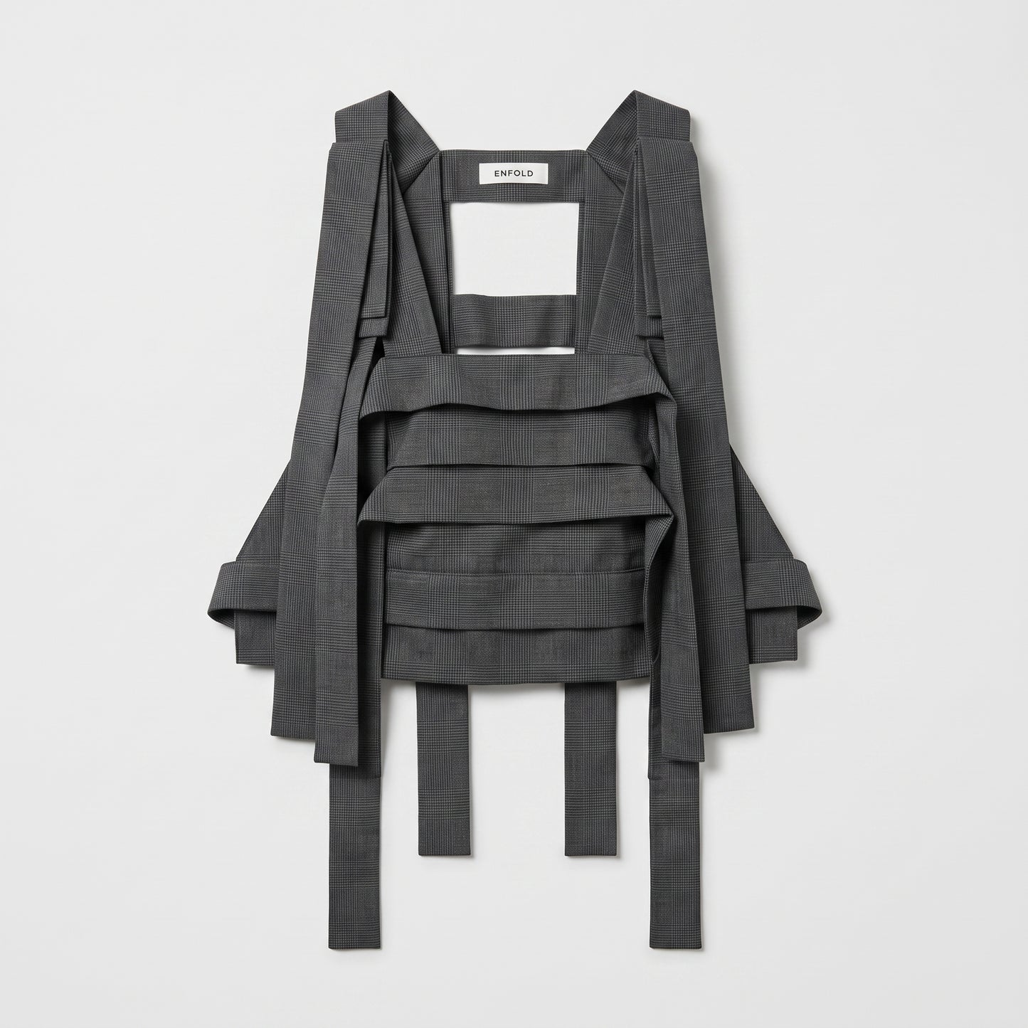Structured Architectural Layered Vest