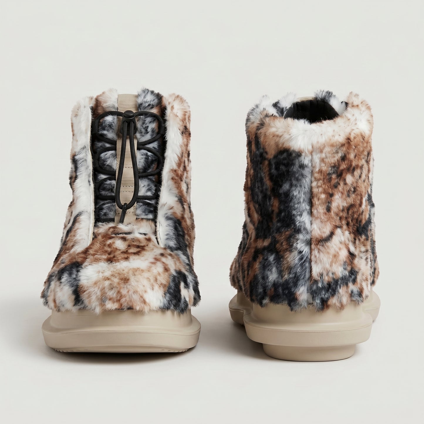 Faux Fur Platform Winter Boots