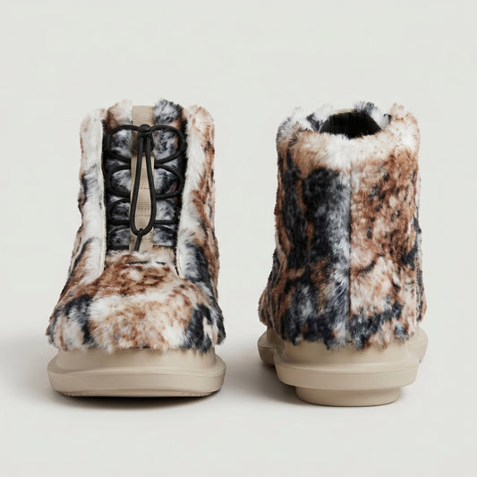 Faux Fur Platform Winter Boots
