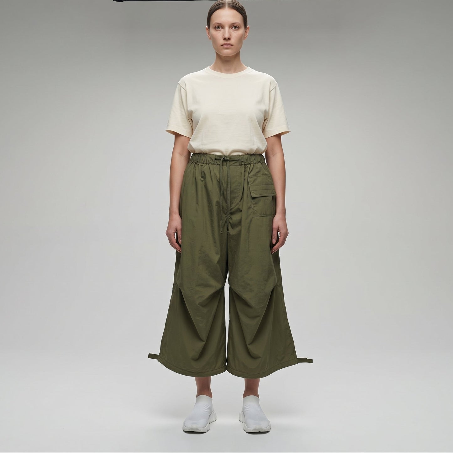 Utility Cargo Wide Leg Culottes