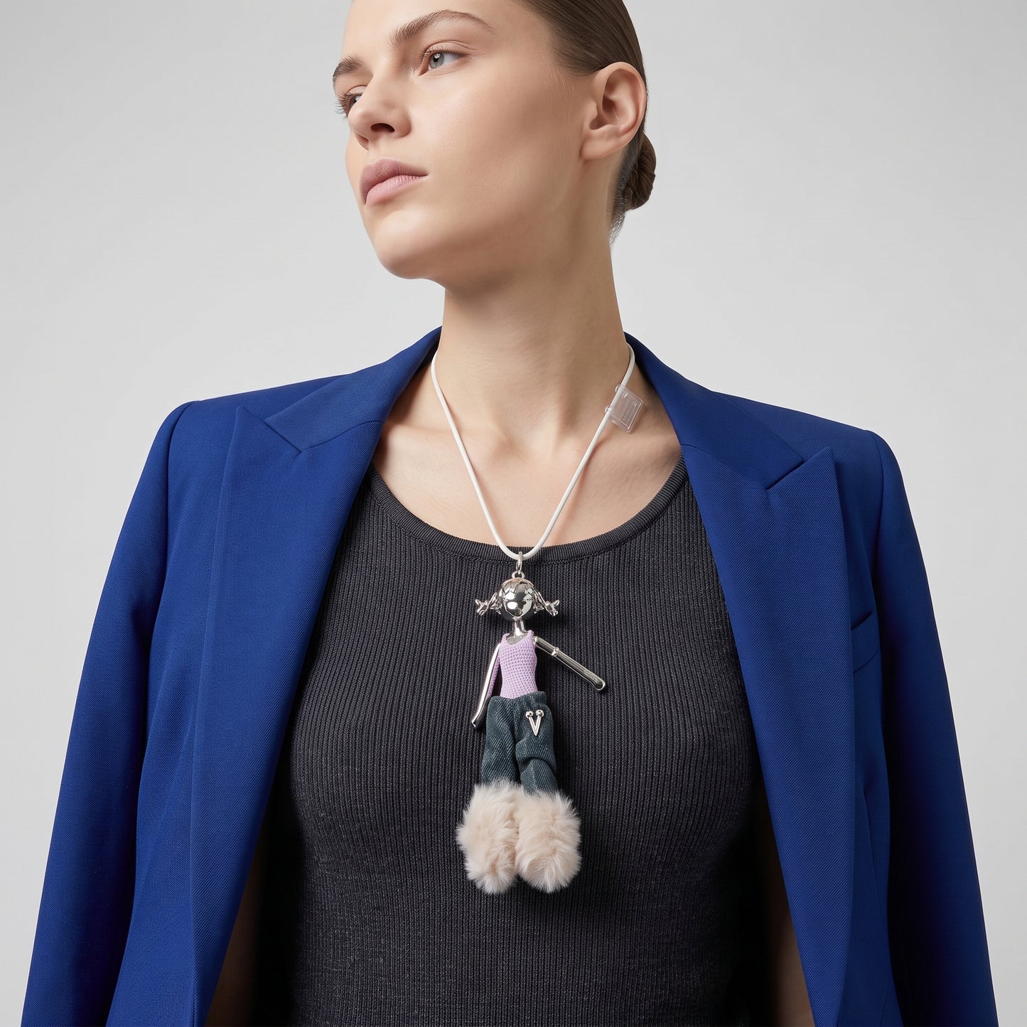 Whimsical Figurine Pendant Necklace