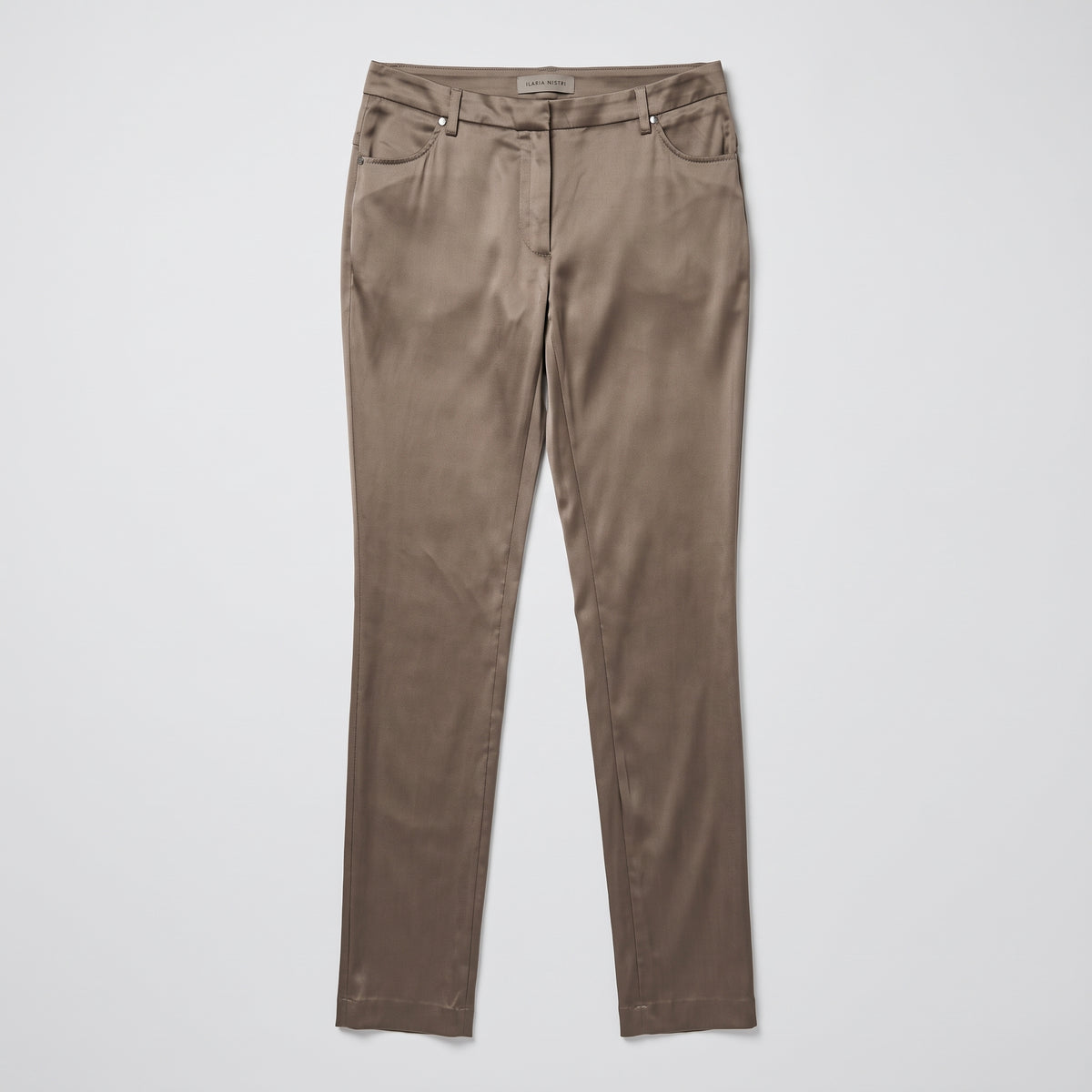 Satin Finish Tailored Trousers