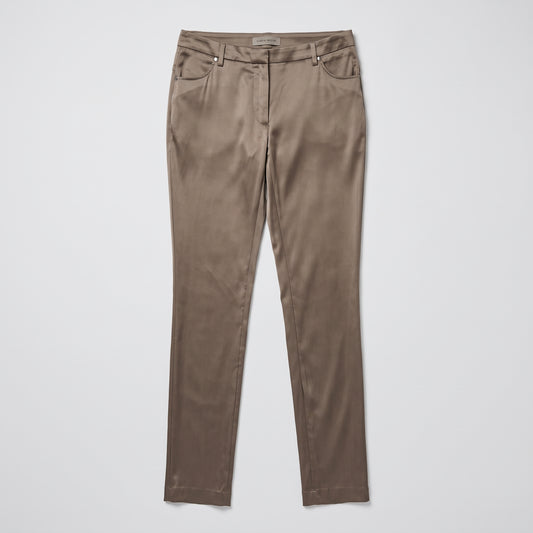 Satin Finish Tailored Trousers